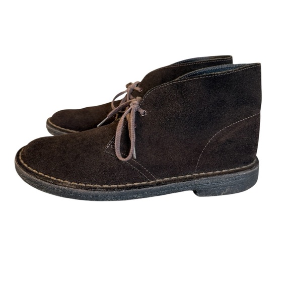 Clarks Men's Desert Boot Evo Dark Brown Suede Size 8.5 #1721 - Picture 5 of 7